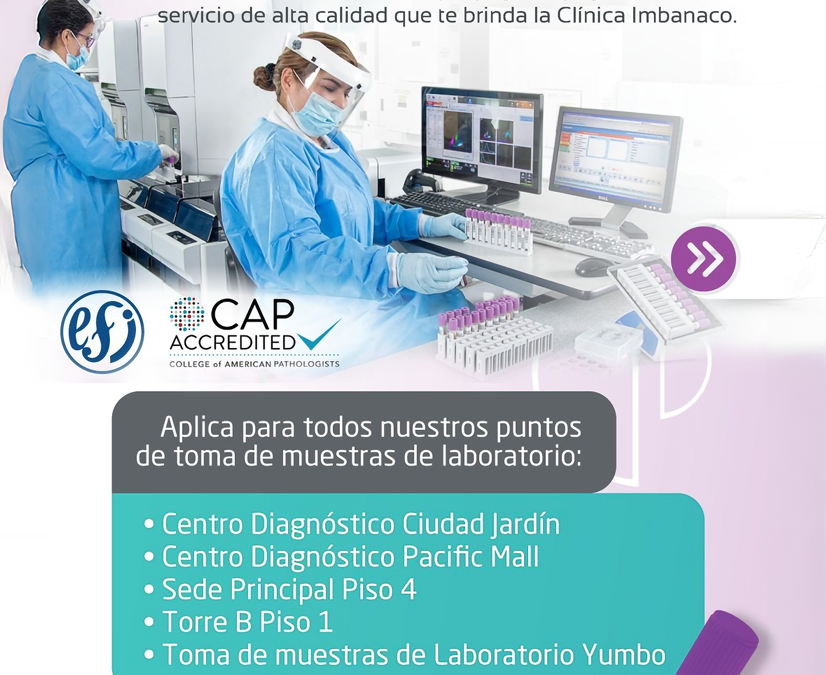 Copago $0* para tus exámenes de laboratorio